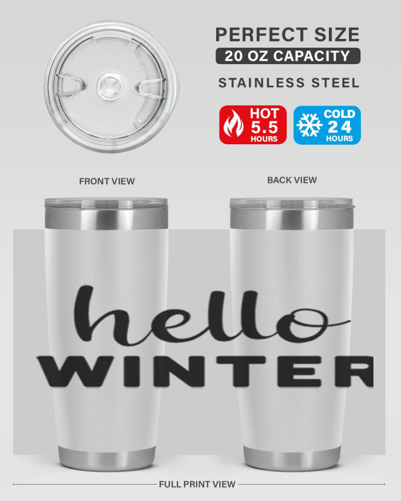 Hello Winter 186#- winter- Tumbler