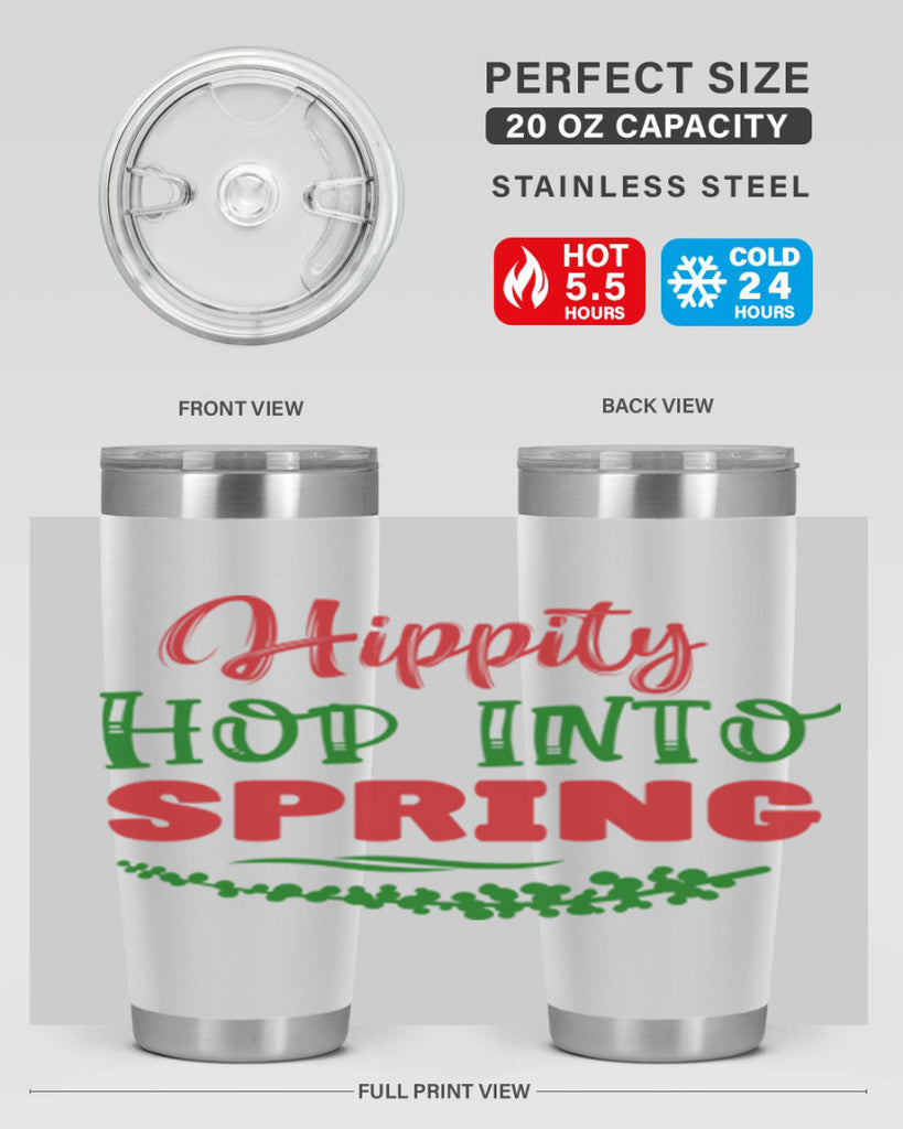 Hippity Hop into Spring 239#- spring- Tumbler
