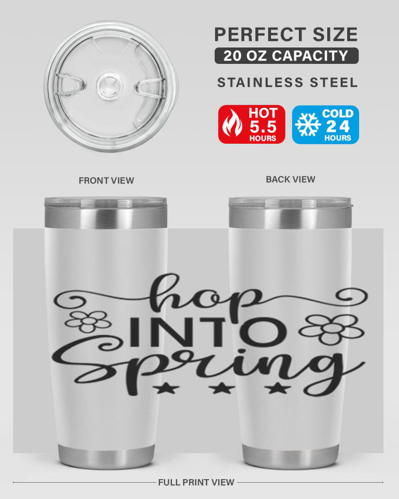 Hop into spring  252#- spring- Tumbler