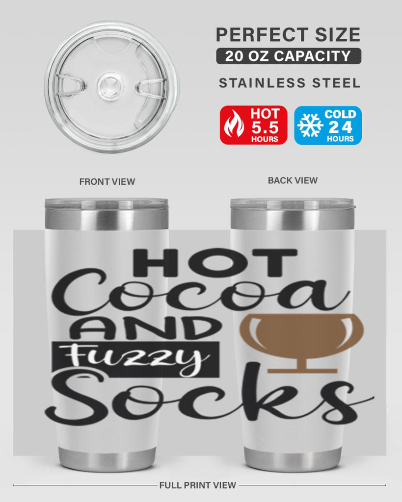 Hot Cocoa And Fuzzy Socks 218#- winter- Tumbler