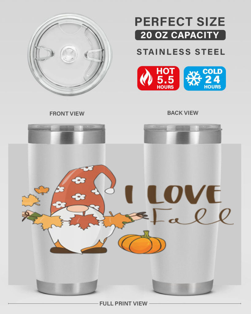 ILoveFallGnome 344#- fall- Tumbler