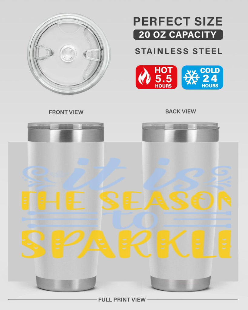 It is the season to sparkle256#- winter- Tumbler