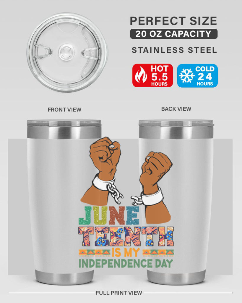 Juneteenth Is My Independence Day Png 29#- Juneteenth- tumbler