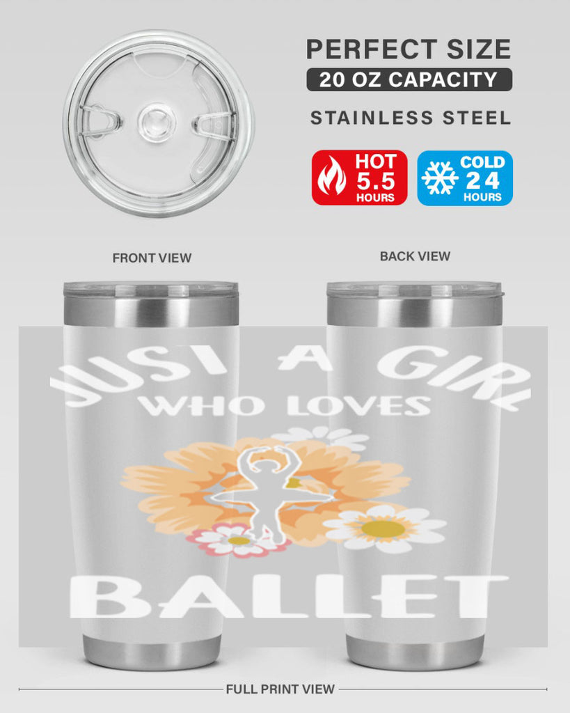 Just a Girl Who Loves Ballet 56#- ballet- Tumbler