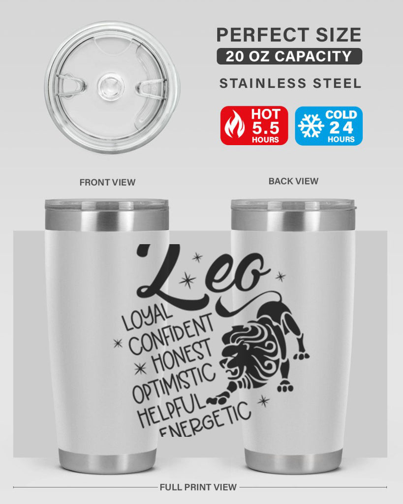 Leo 282#- zodiac- Tumbler