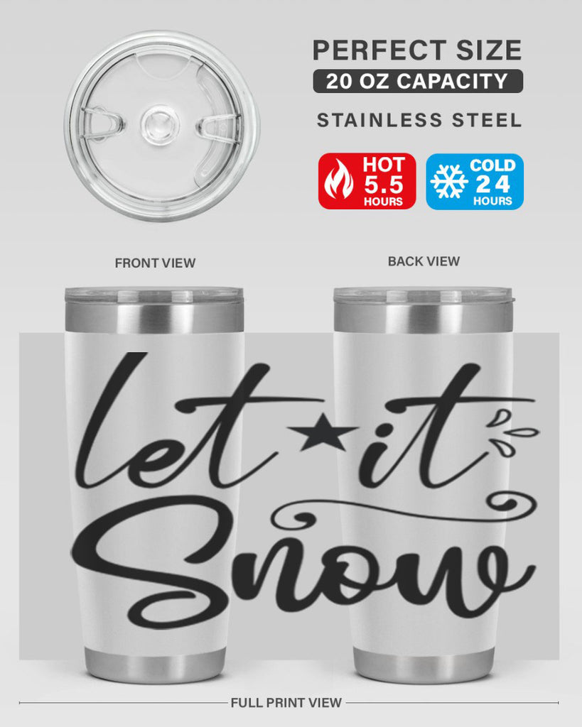 Let it snow 292#- winter- Tumbler