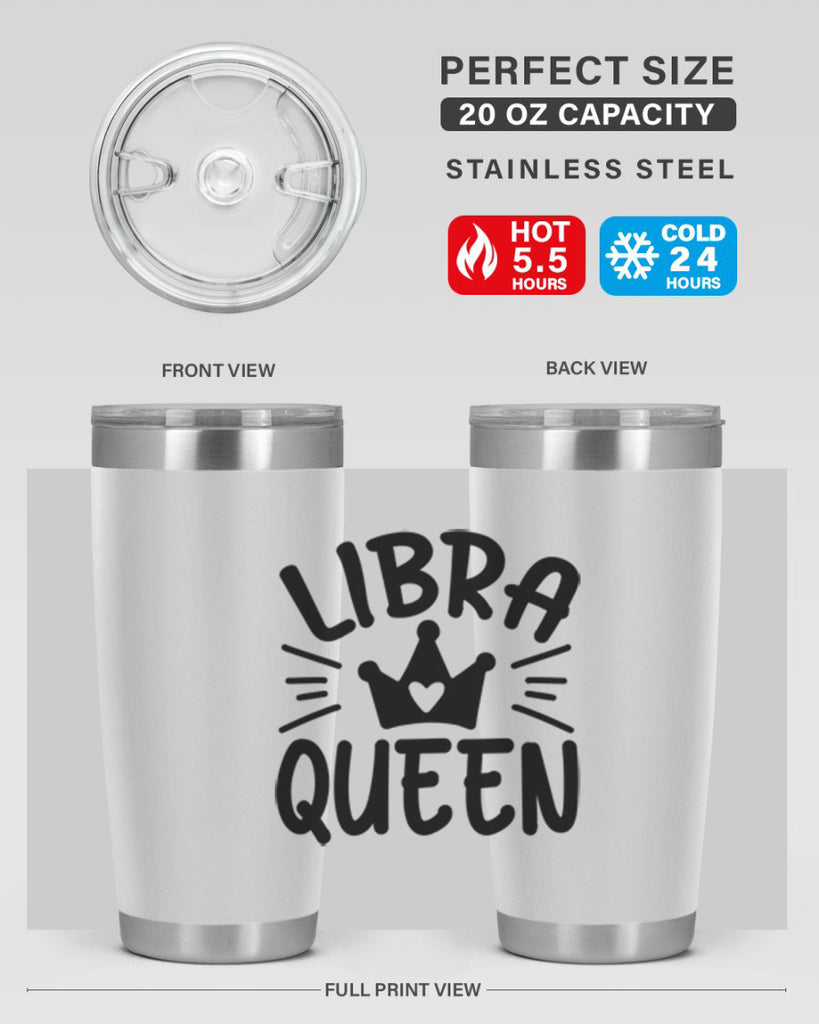 Libra queen 327#- zodiac- Tumbler