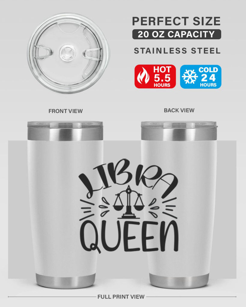 Libra queen 328#- zodiac- Tumbler