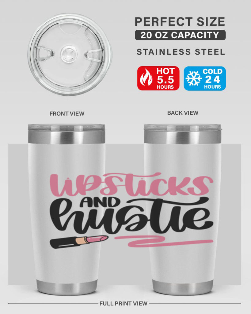 Lipstick And Hustie Style 58#- make up- Tumbler
