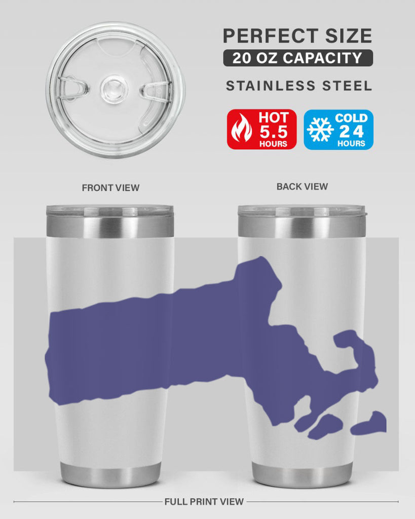 Massachusetts 30#- stateflags- Tumbler