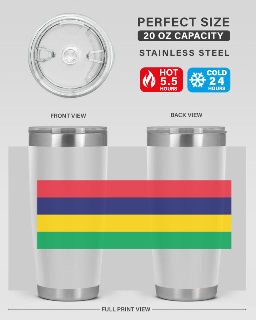 Mauritius 88#- world flags- Tumbler