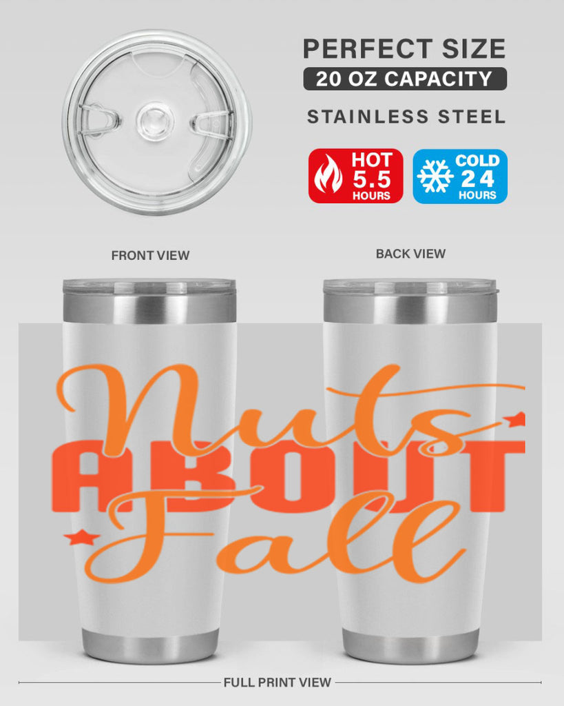 Nuts About Fall Design 444#- fall- Tumbler
