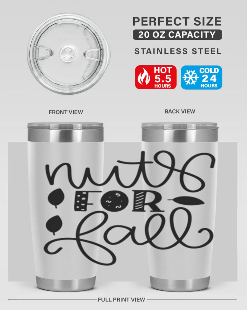 Nuts For Fall 446#- fall- Tumbler