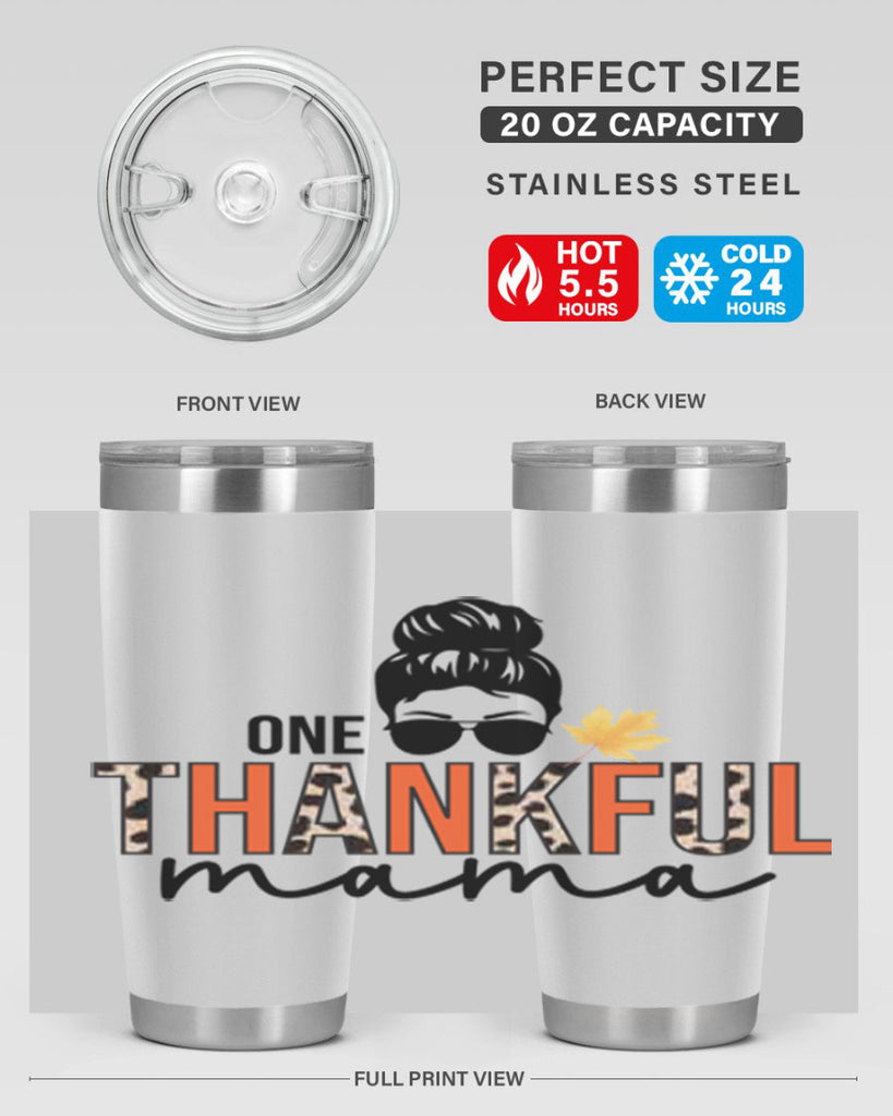 One thankful mama 463#- fall- Tumbler