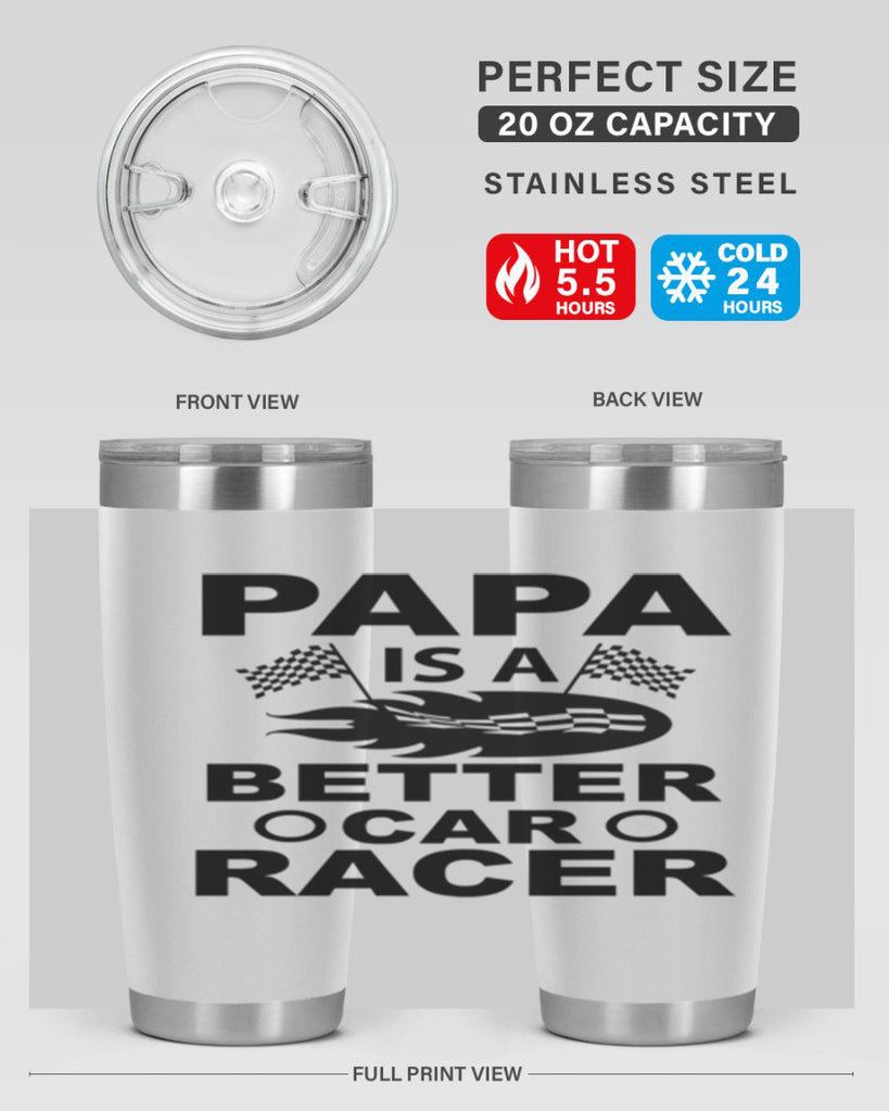 Papa Is a Better cara 115#- grandpa - papa- Tumbler