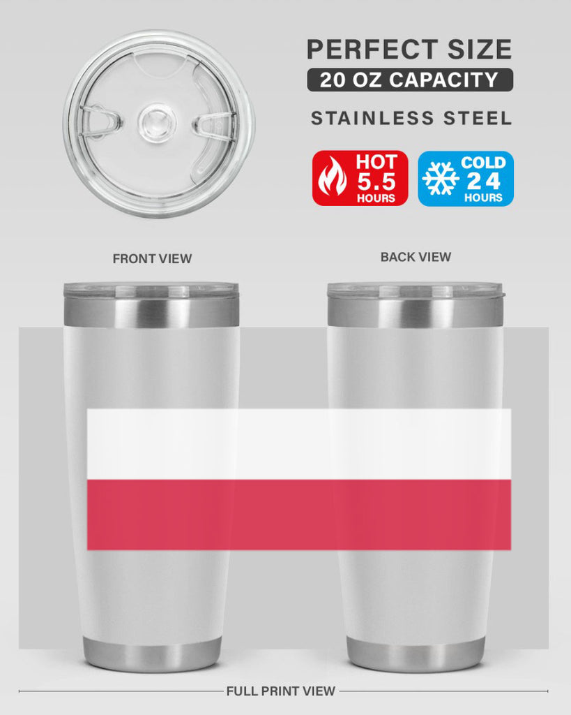 Poland 58#- world flags- Tumbler