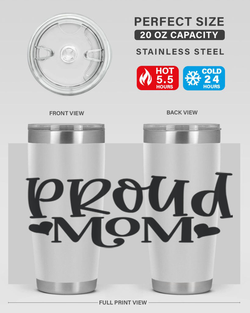 Proud Mom 2031#- baseball- Tumbler