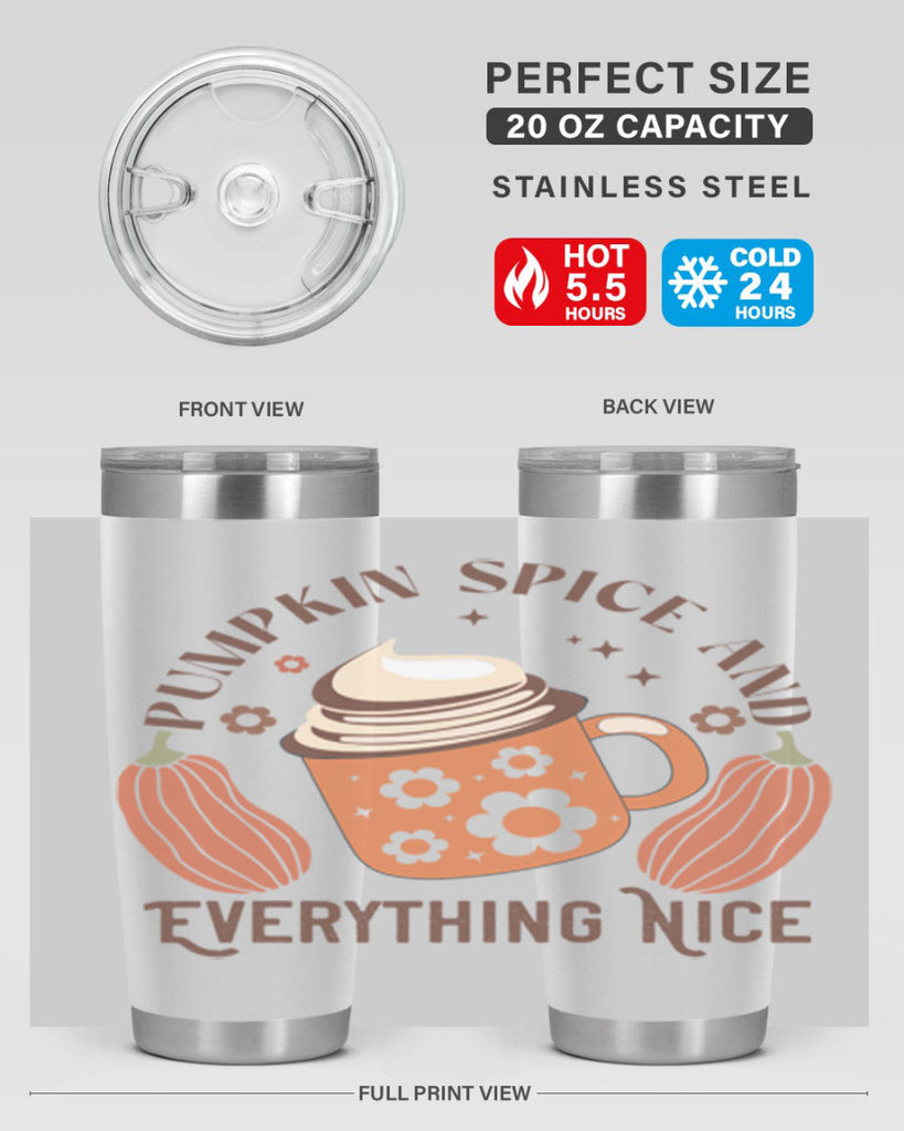 Pumpkin Spice And Everything Nice 539#- fall- Tumbler