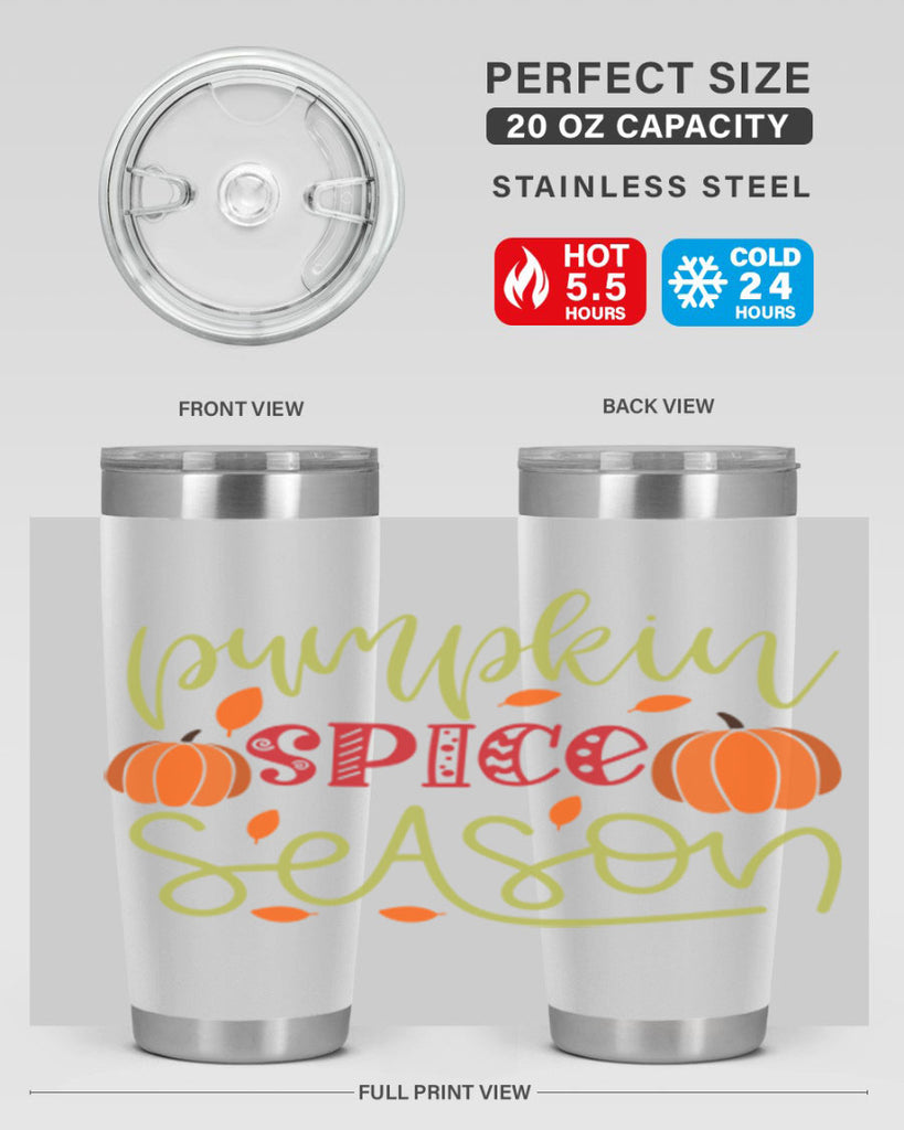 Pumpkin Spice Season 558#- fall- Tumbler