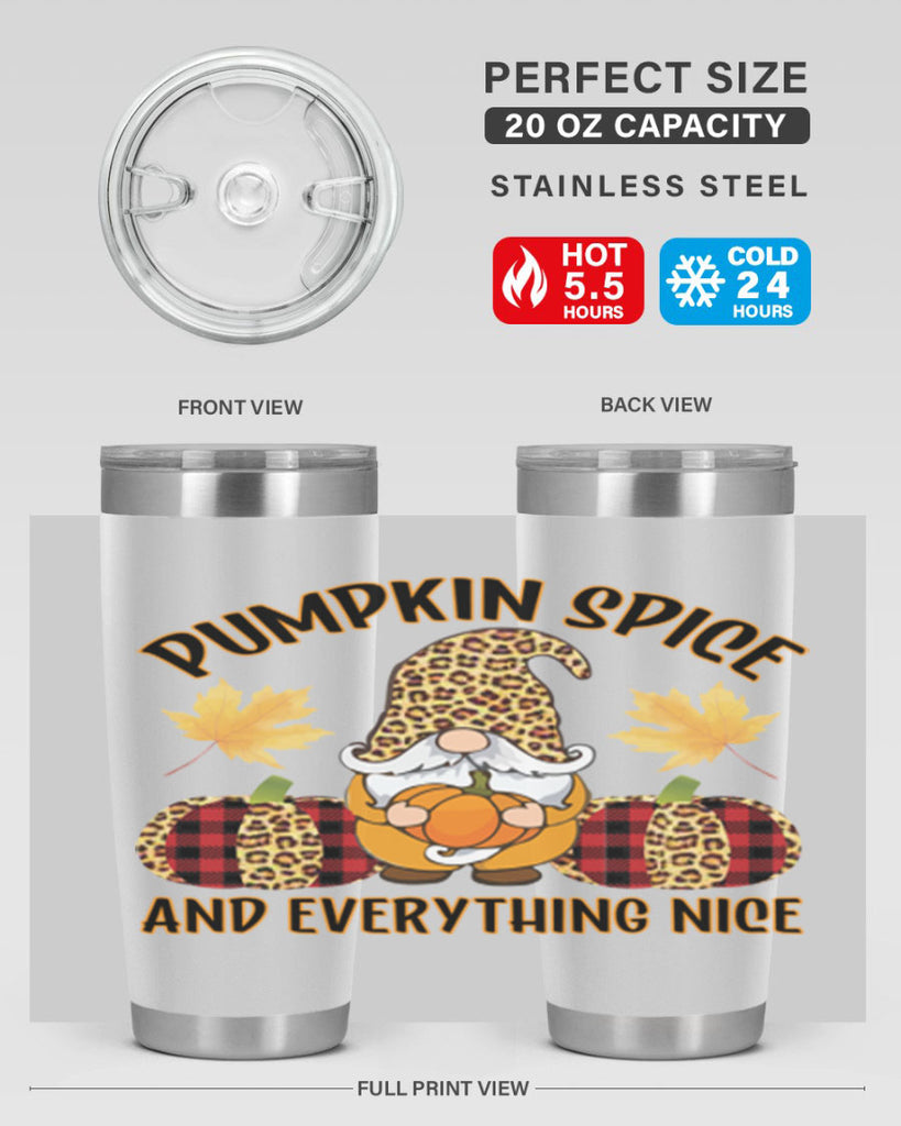 Pumpkin Spice and Everything Nice 534#- fall- Tumbler