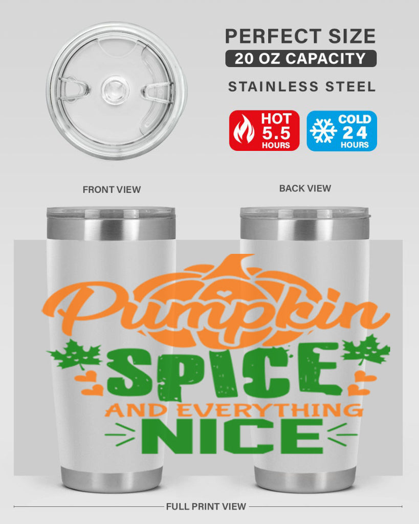 Pumpkin Spice and Everything Nice 538#- fall- Tumbler