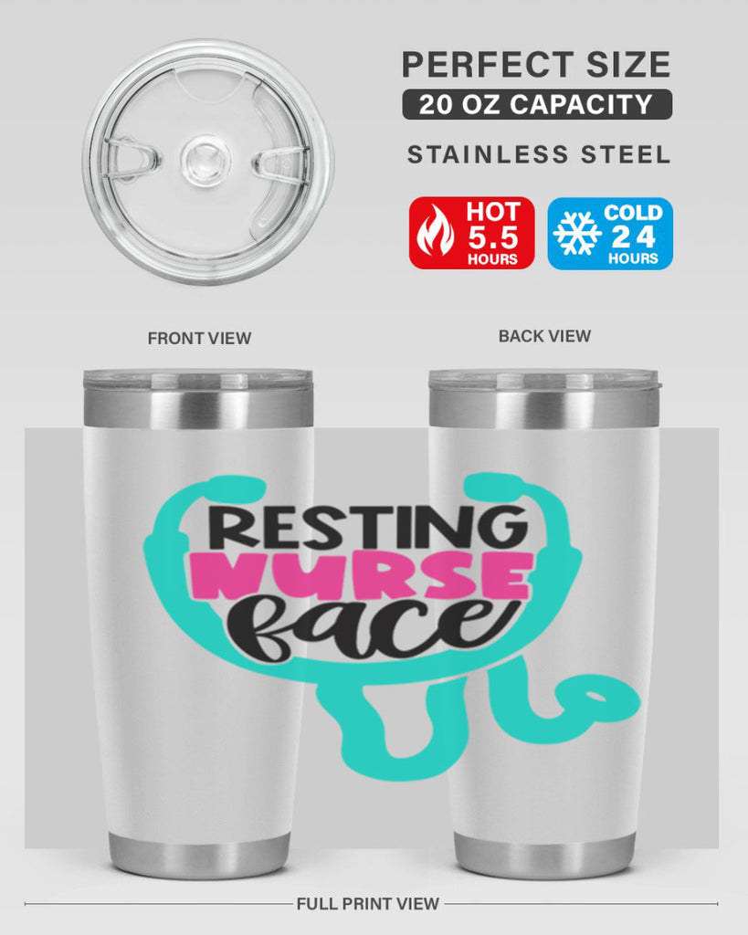 Resting Nurse Face Style Style 57#- nurse- tumbler