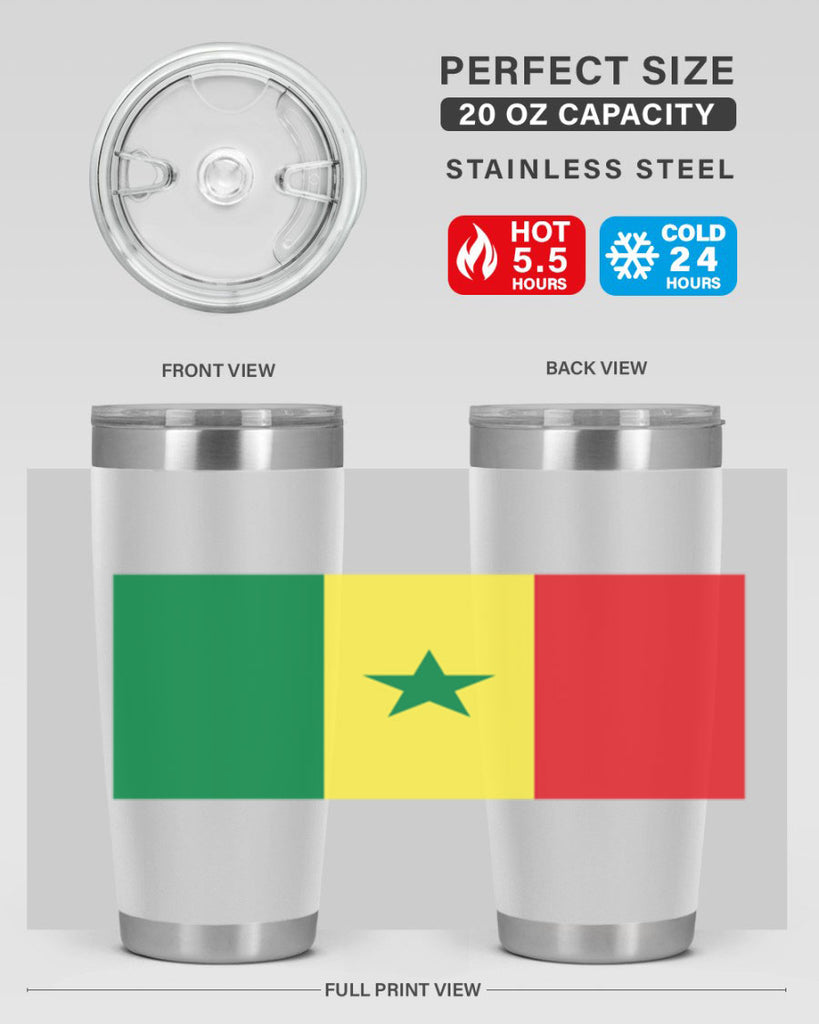 Senegal 45#- world flags- Tumbler
