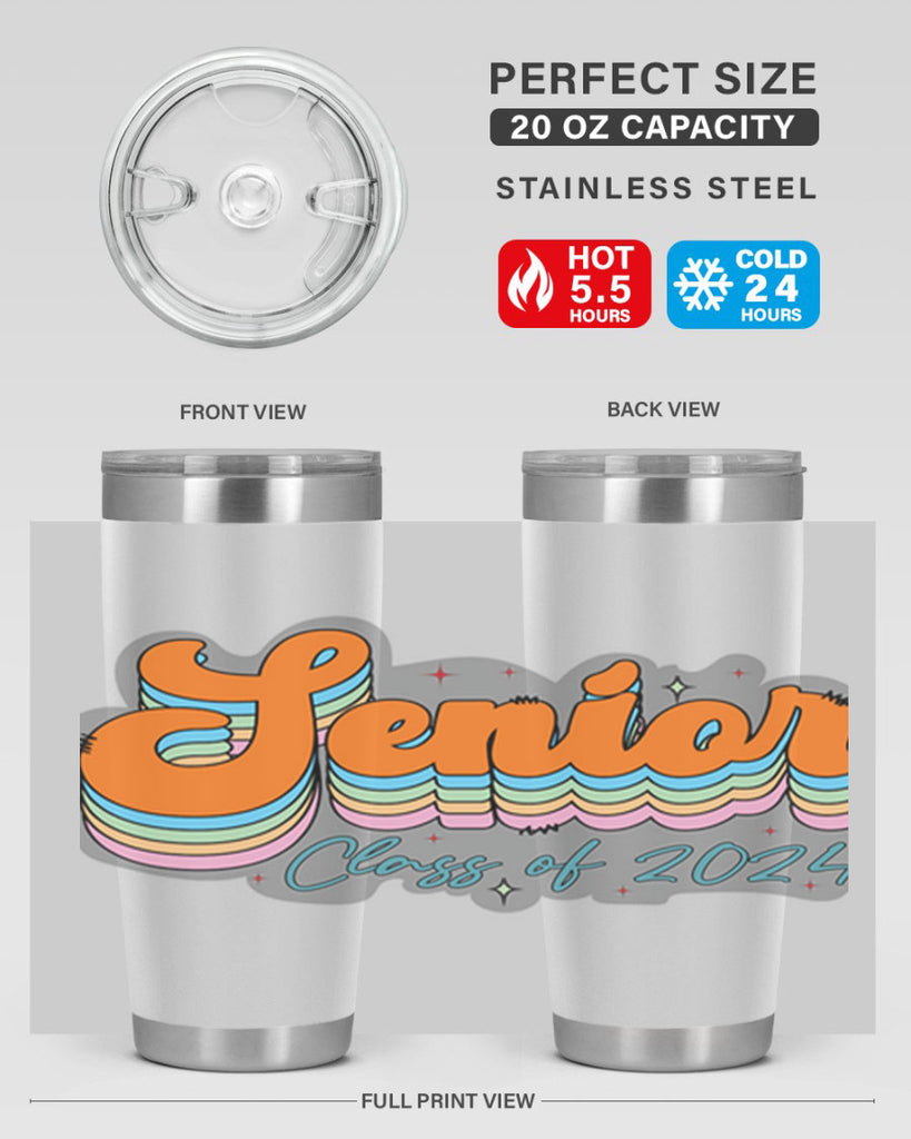 Senior class of 2024 18#- 12th grade- Tumbler