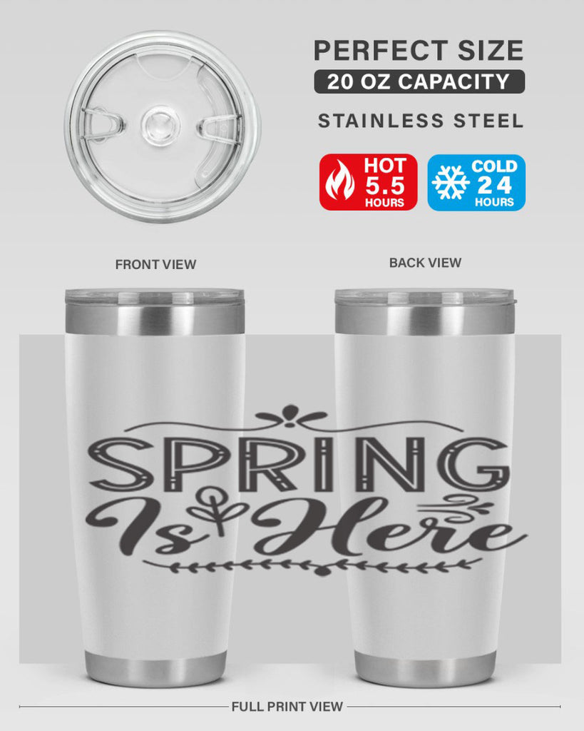 Spring is here 441#- spring- Tumbler