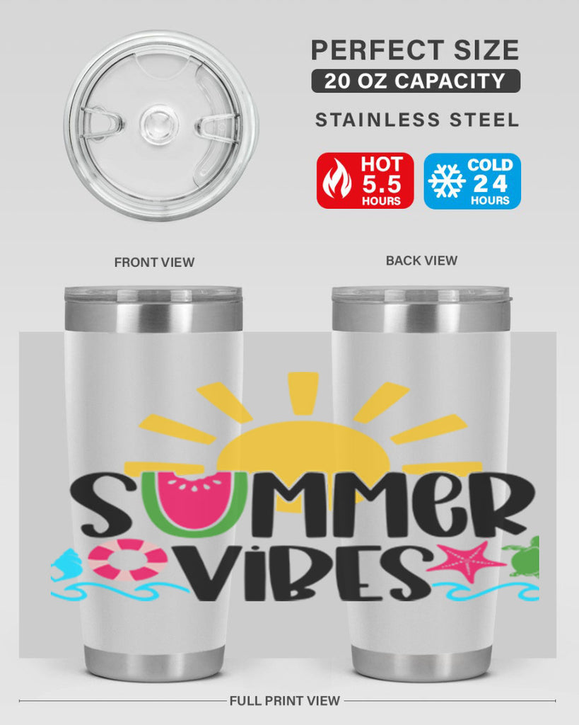 Summer Vibes Style 19#- summer- Tumbler