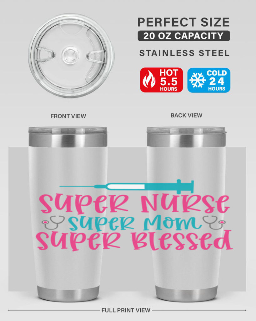 Super Nurse Super Mom Style Style 24#- nurse- tumbler
