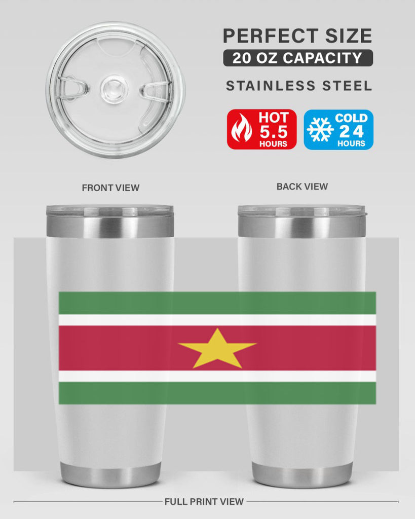 Suriname 30#- world flags- Tumbler