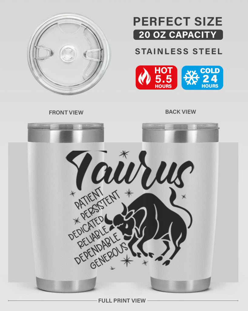Taurus 492#- zodiac- Tumbler