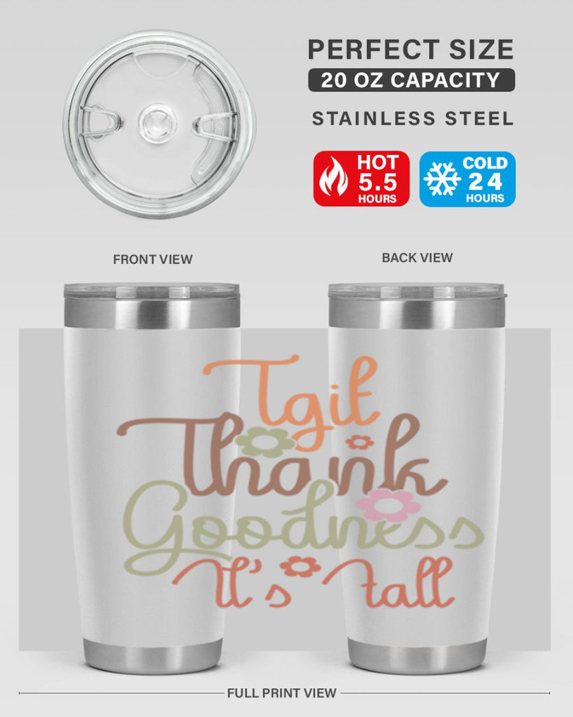 Tgif Thank Goodness Its Fall 596#- fall- Tumbler