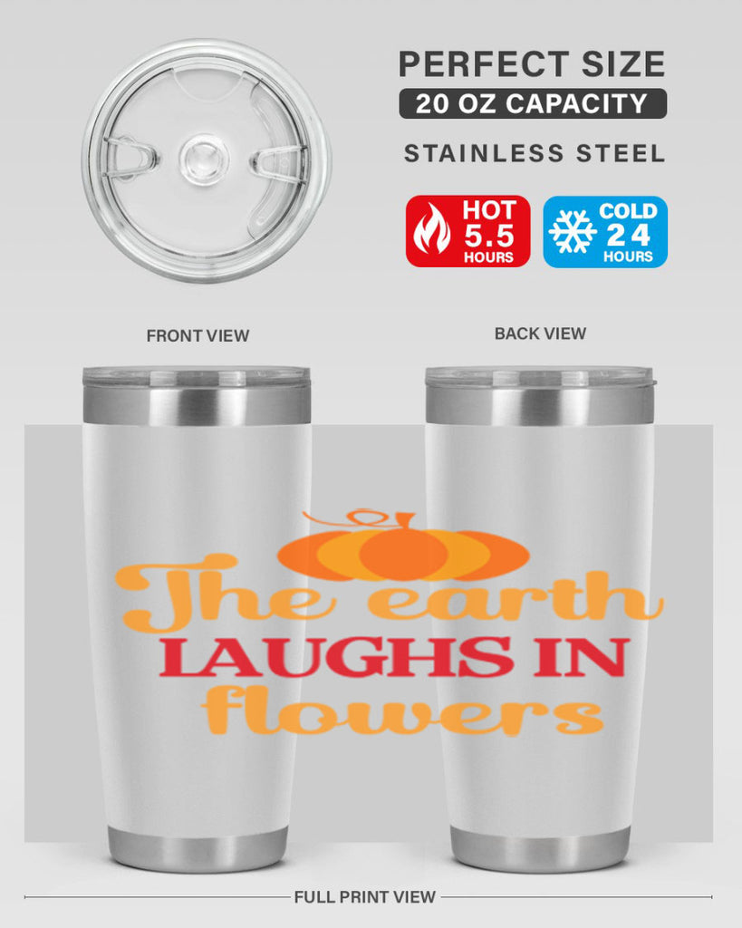 The earth laughs in flowers 538#- spring- Tumbler