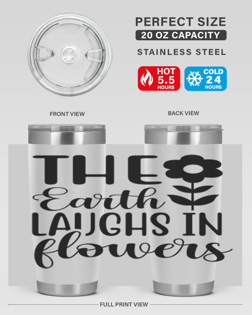 The earth laughs in flowers 548#- spring- Tumbler