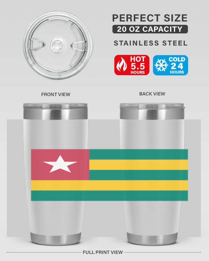 Togo 21#- world flags- Tumbler