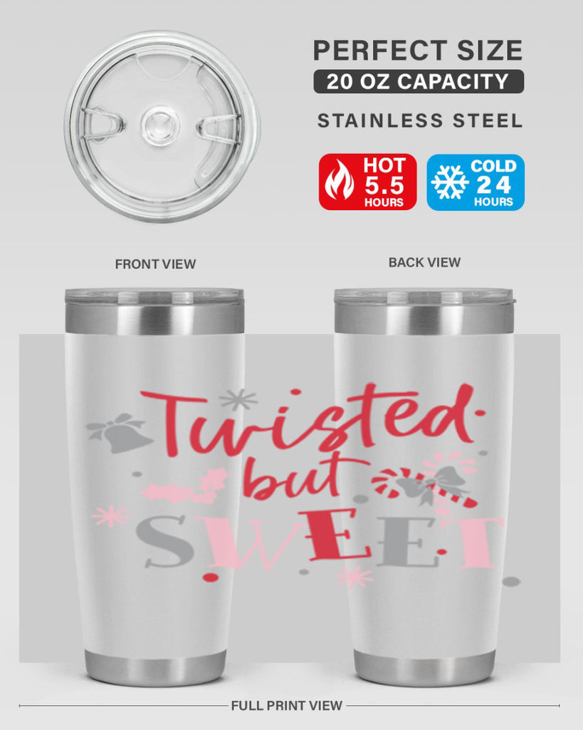 Twisted but sweet 424#- winter- Tumbler