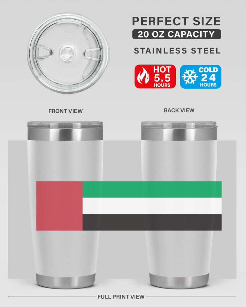 United Arab Emirates 12#- world flags- Tumbler