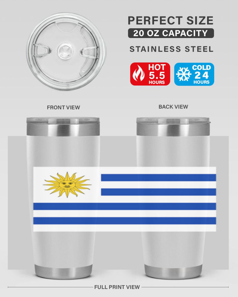 Uruguay 9#- world flags- Tumbler