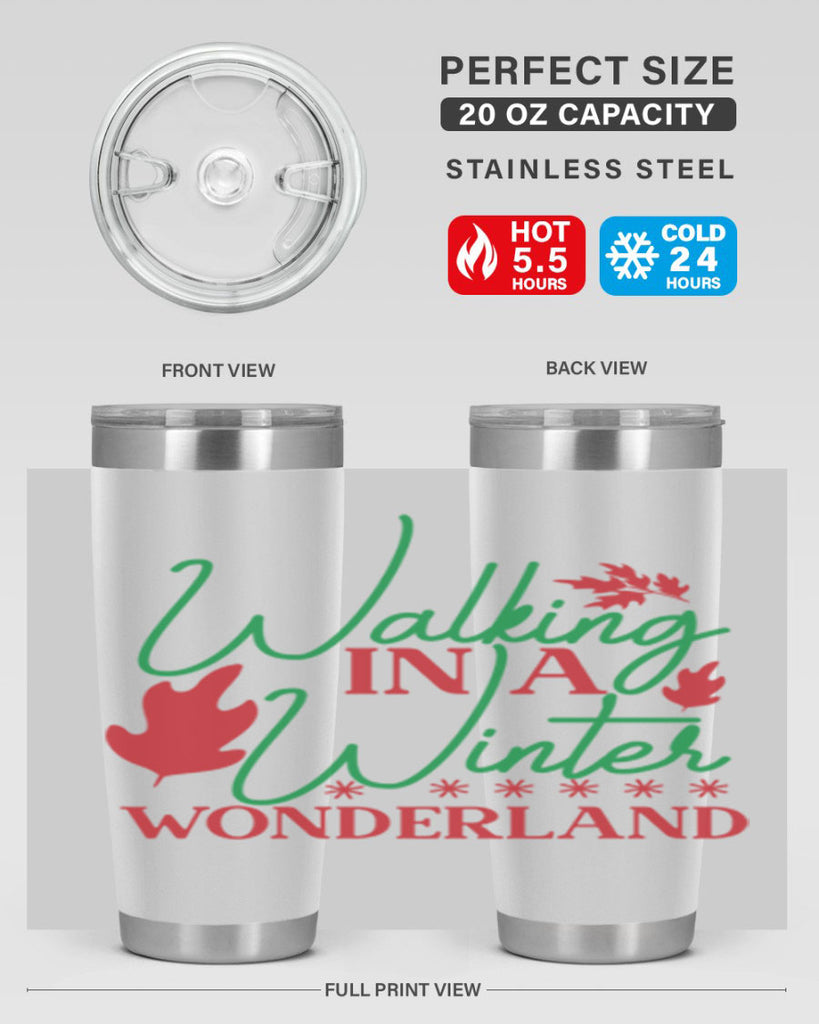 Walking In A Winter Wonderland 438#- winter- Tumbler