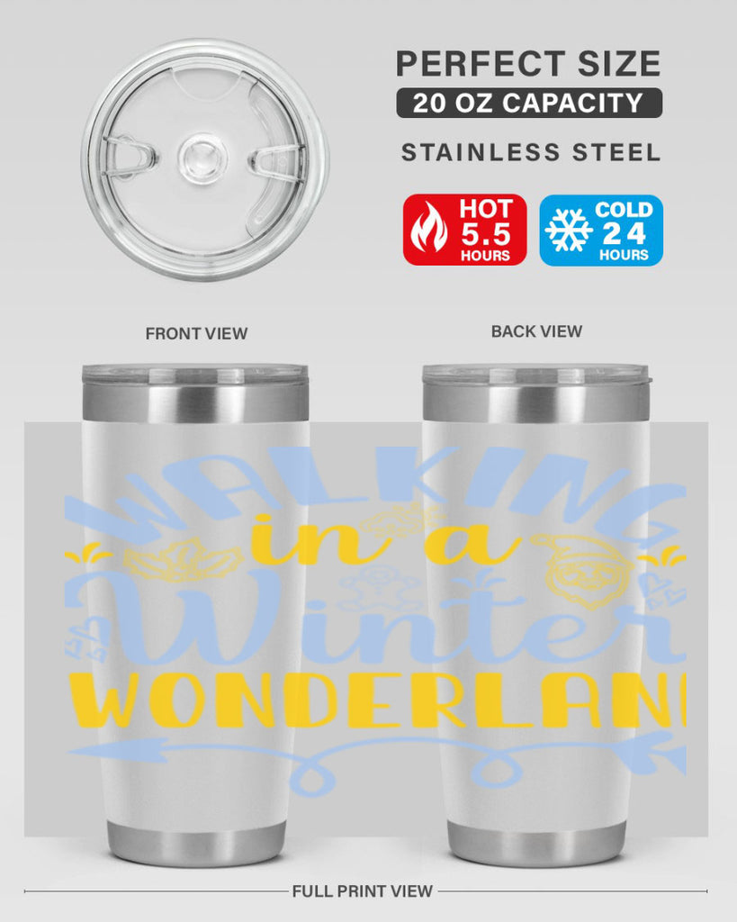 Walking in a winter wonderland440#- winter- Tumbler