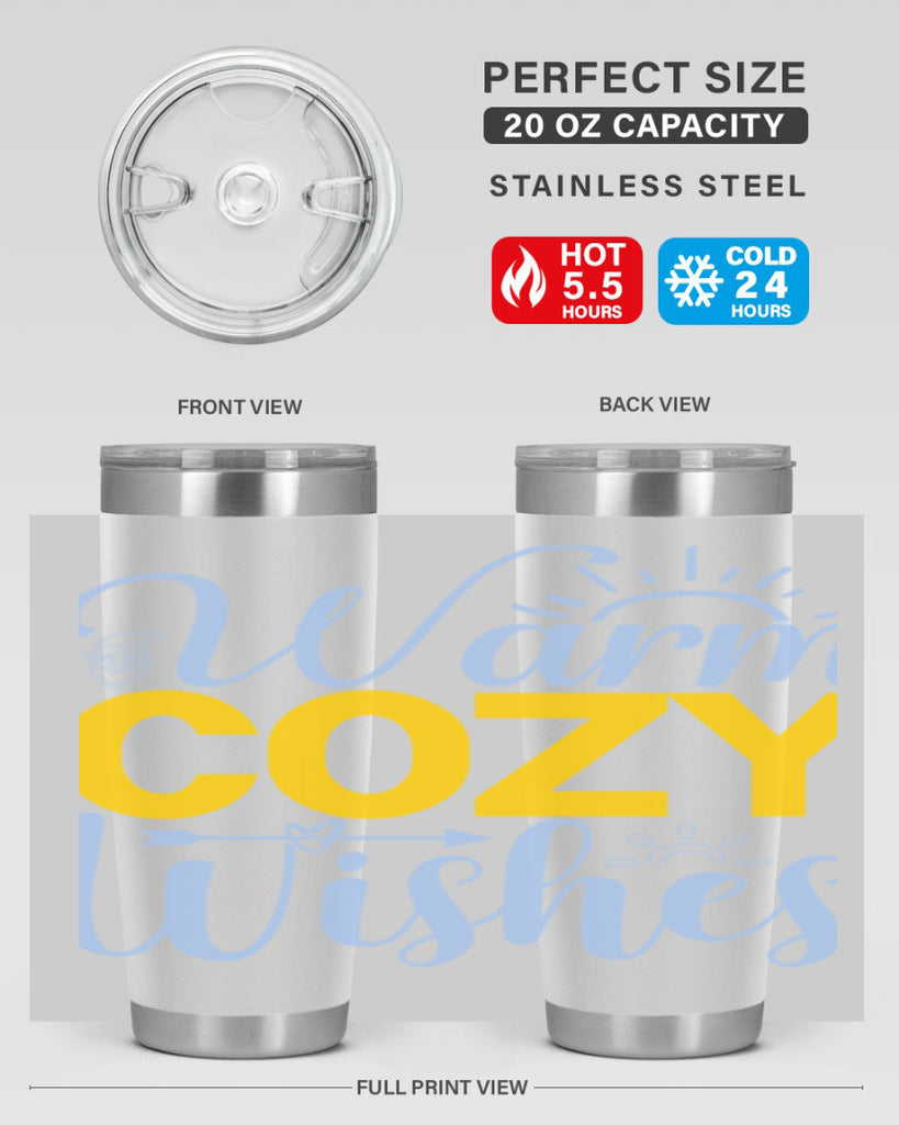 Warm cozy wishes447#- winter- Tumbler