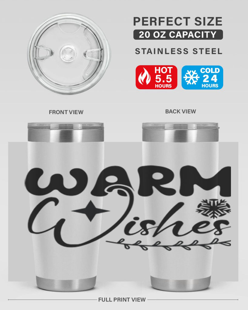 Warm wishes 467#- winter- Tumbler