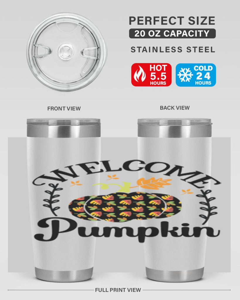 Welcomepumpkin 640#- fall- Tumbler