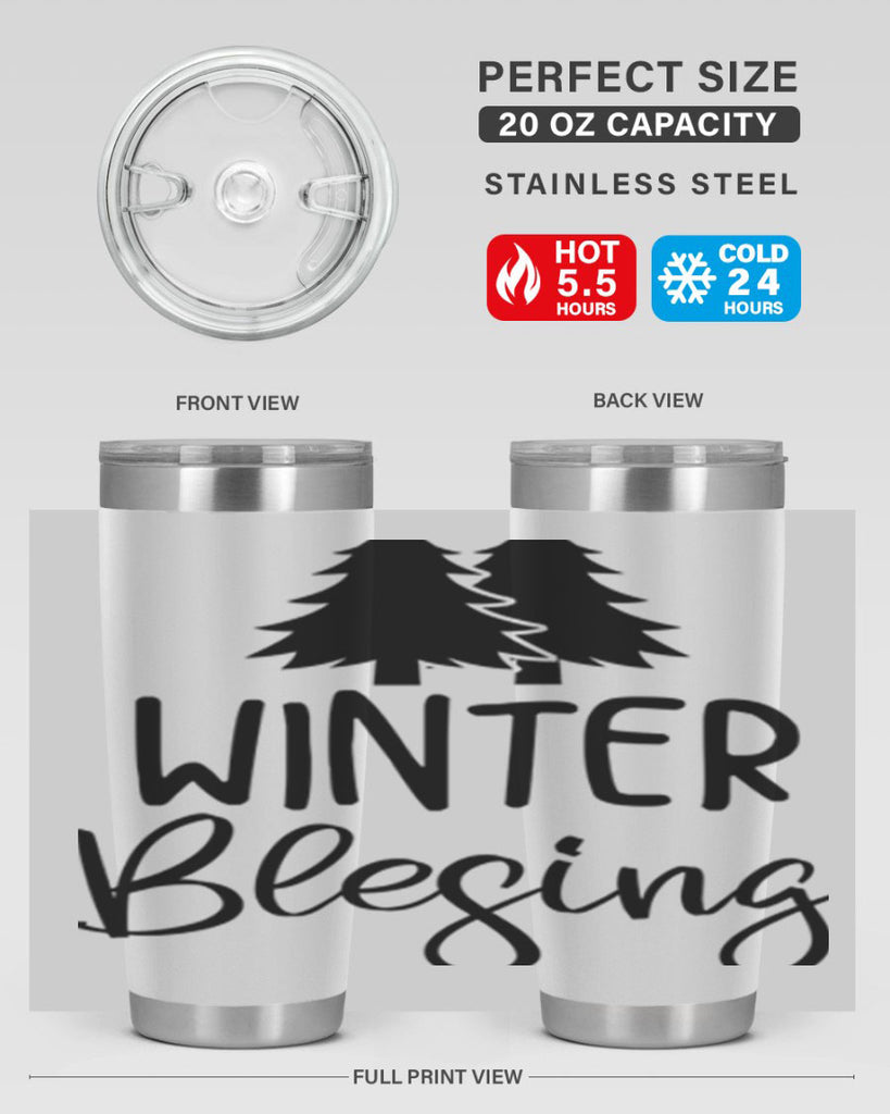 Winter Blesing483#- winter- Tumbler