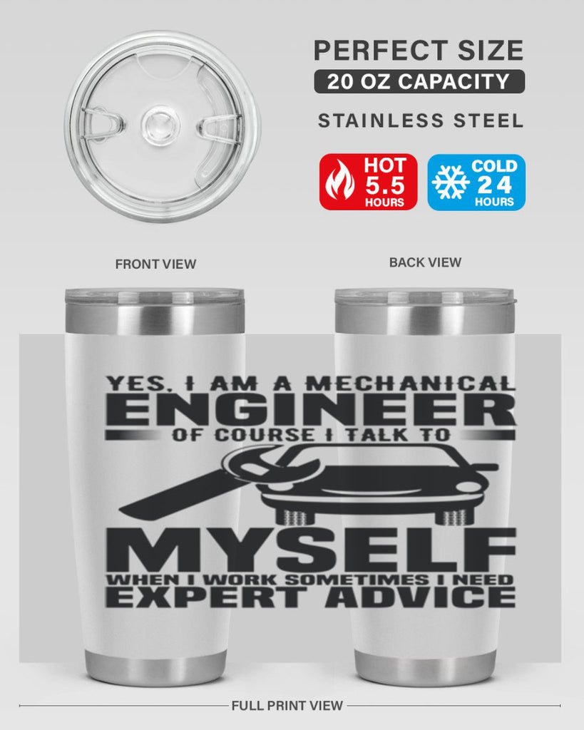 Yes I Am A Mechanical Style 1#- engineer- tumbler