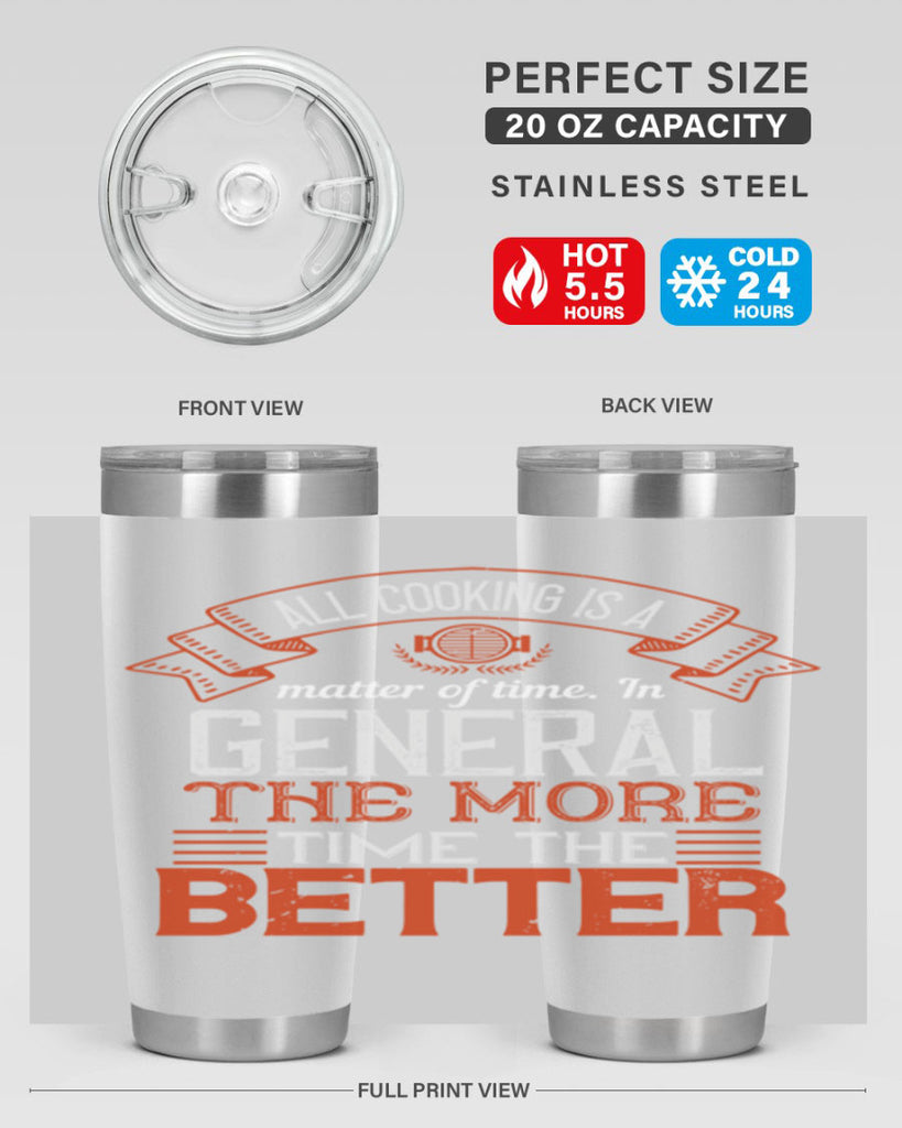 all cooking is a matter of time in general the more time the better 39#- cooking- Tumbler