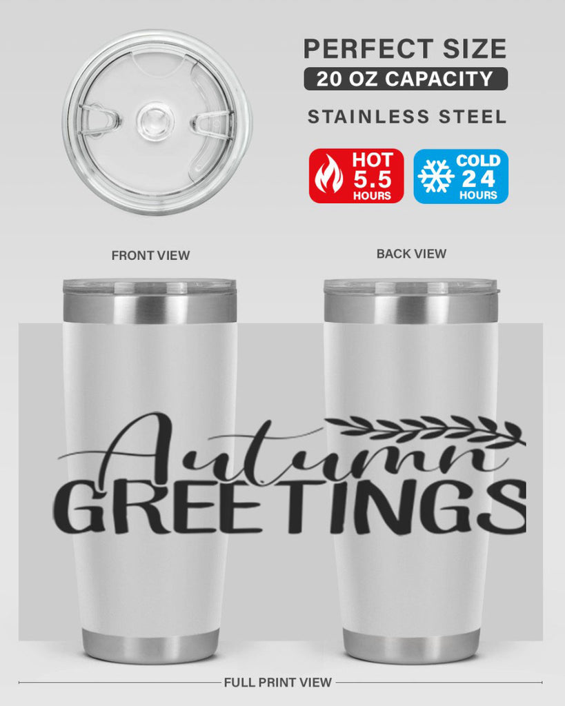 autumn greetings 13#- fall- Tumbler