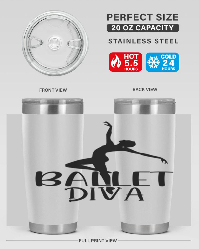 ballet diva6#- ballet- Tumbler